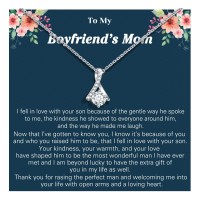 UNGENT THEM Gifts for Boyfriends Mom, To My Boyfriends Mom Necklace, Boyfriends Mom Christmas Gifts for Her